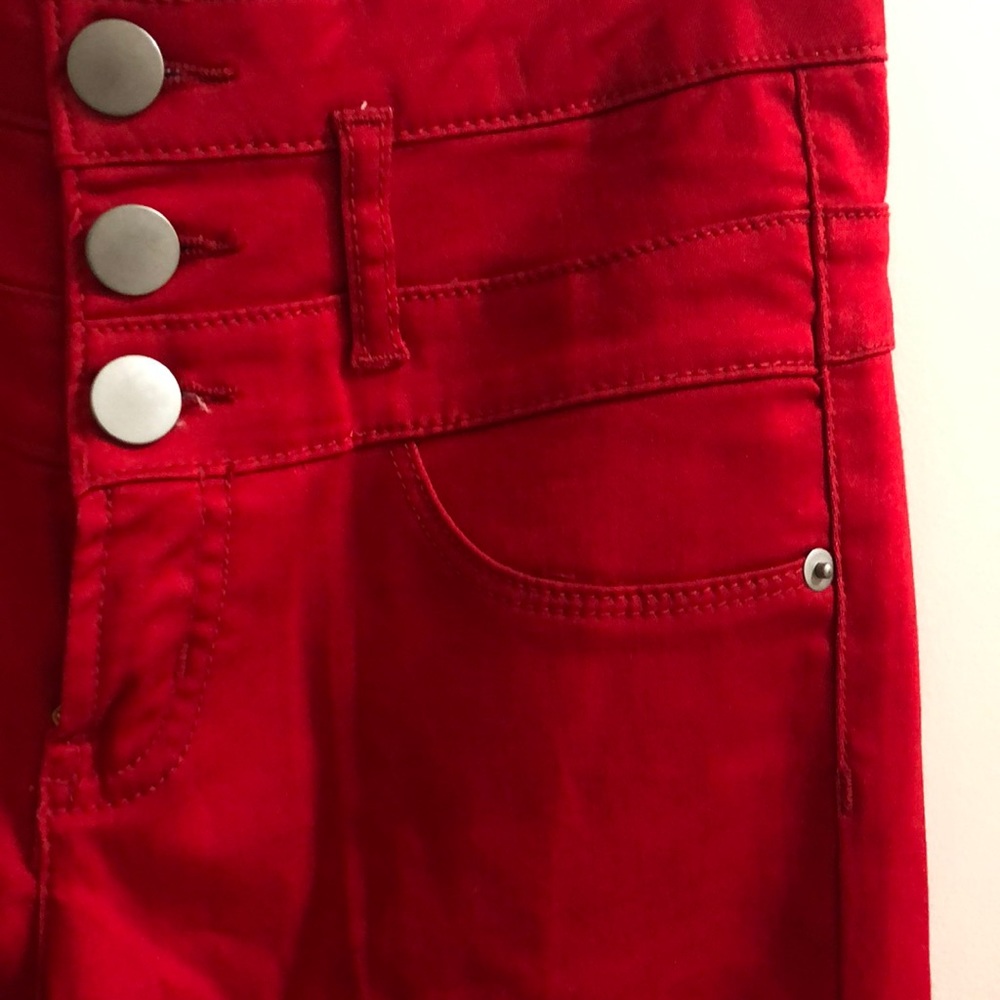 Red pants(never worn) - Picture 4 of 5